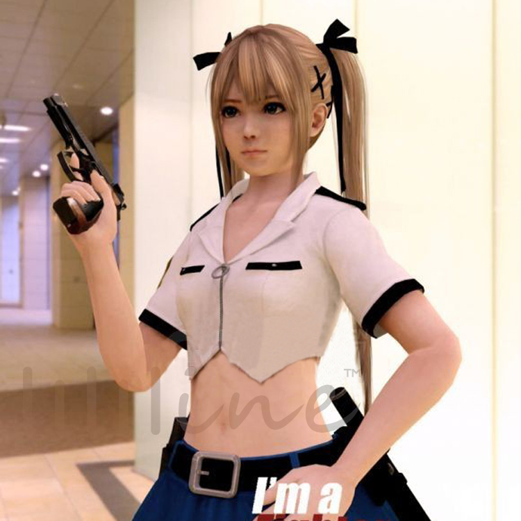 Marie Rose Policewoman modello 3d